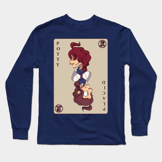 Alfendi Layton - Potty Prof Long Sleeve T-Shirt by Bexy164